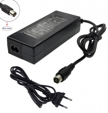 Ładowarka do rowerów elektrycznych 54,6 V 2 A (do akumulatorów litowo-jonowych 48 V) RCA 10 mm