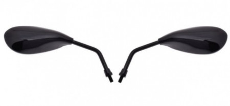 Oglinzi moto "lacrima" negre M8