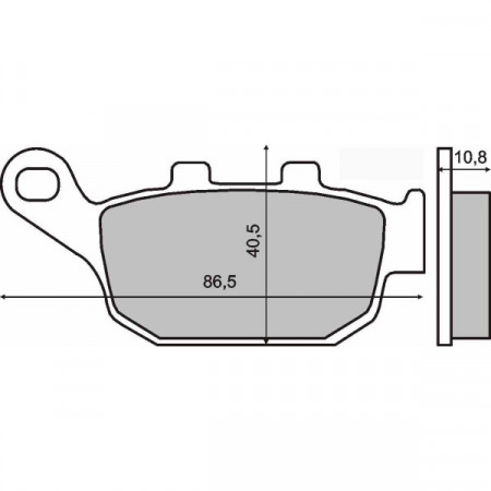 Pastiglie freno posteriore Honda Pantheon 125cc RMS scooter