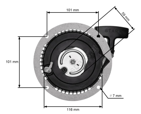 Starter for Wacker WM80, WM100, BS