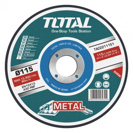 Disco da taglio per metallo 125 mm