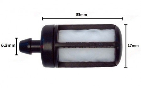 Kompatybilny filtr paliwa Stihl 6,3 mm