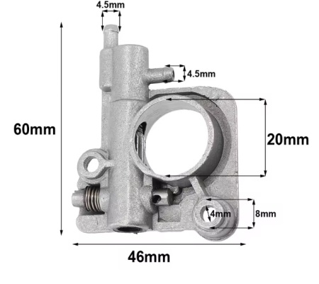 Pompe à huile pour tronçonneuse compatible Stihl MS 270, MS 280