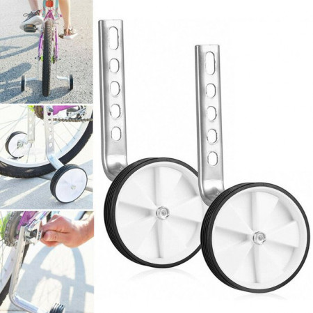 Verstellbare Fahrradstützräder aus Kunststoff (Modell 2)