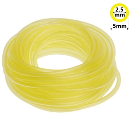 Wąż do pilarki spalinowej/olejowej 2,5 mm x 5 m (bęben 5 m)