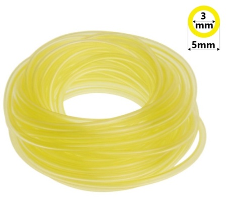 Σωλήνας βενζίνης 5mm x 3mm (καρούλι 5 m)