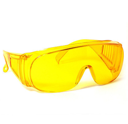 Защитни очила за моторни тримери/косачки (с жълти стъкла)
