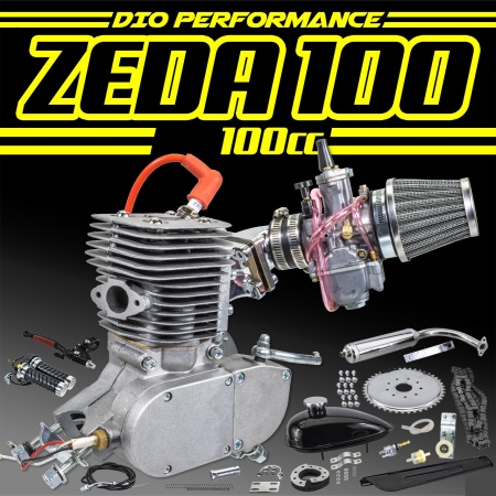 Комплект за двигател на велосипед ZEDA 100cc