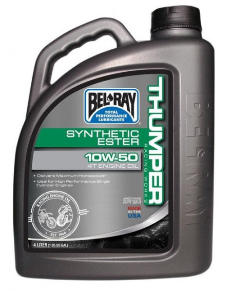 Bel-Ray Thumper Racing Works Synthetic Ester 10W-50 4L (per motori 4T)
