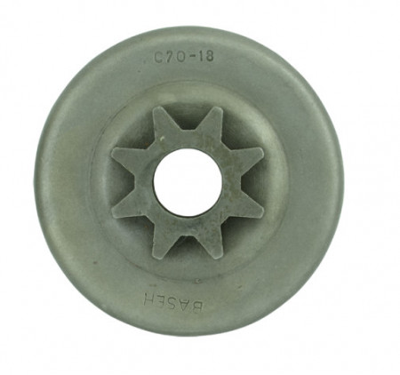 Clutch drum sprocket for chainsaw Alpina A70, 070, Castor C70 (3/8 18 mm N.M.)