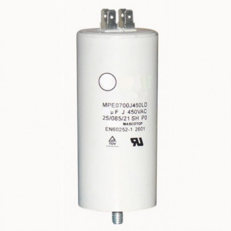 Condensatore di velocità del motore elettrico CBB60 (450V 35uf) con scarpe