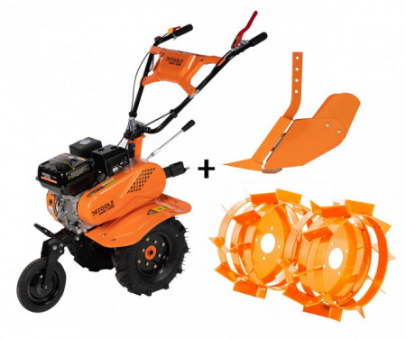 Detoolz 7CP, 212CC + barra regolabile + ruote in metallo