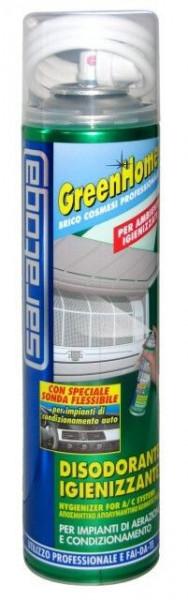 Sanitizing deodorant spray for air conditioning and ventilation Saratoga 400ml