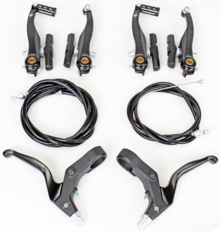 Set completo di freni per bicicletta V Brake (plastica)