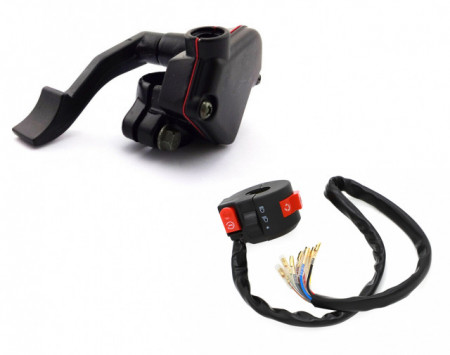 Throttle lever + light block for ATV 110cc (model1)