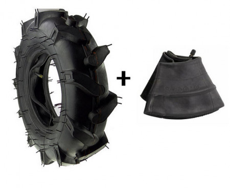 Tire + inner tire for cultivator 4.00 x 8