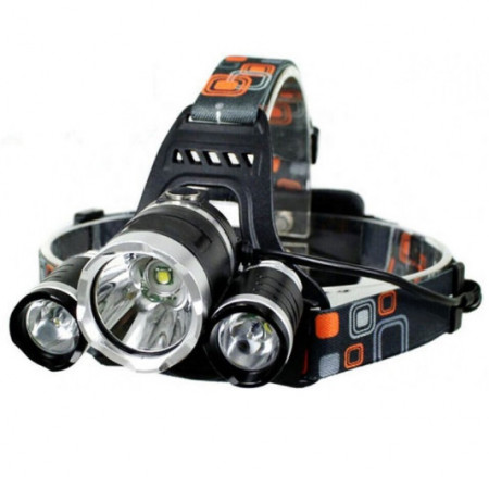 Προβολέας 3 LED CREE T6 (με επαναφορτιζόμενες μπαταρίες)