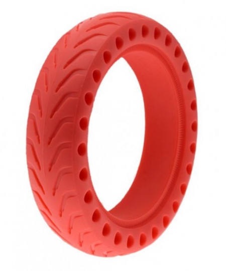 Солидна гума за ел. тротинетка 8.5 Inch (червена)