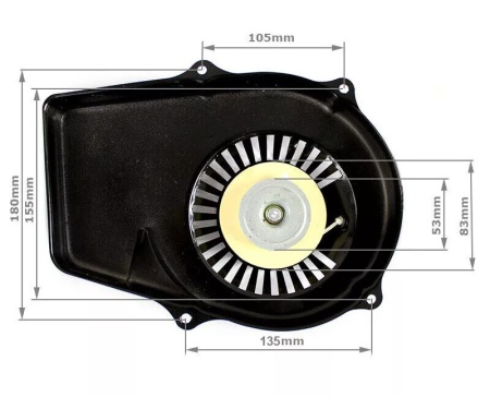 Avviatore cinese per generatore a 2 tempi