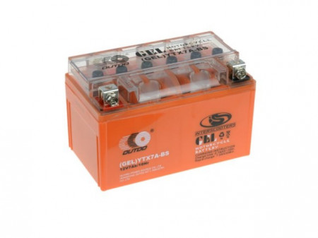 Batteria Gel Scooter, Atv 7ah 12V (arancione)