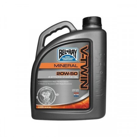 Bel-Ray V-TWIN Mineral 20W-50 4L (για κινητήρες 4T)