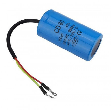 Condensatore di avviamento per motori elettrici (CD60 150uF 250V)