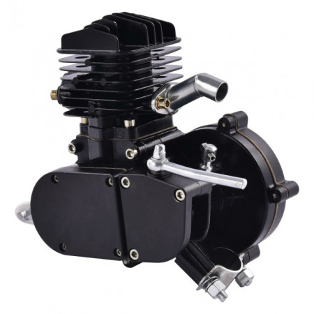Einfacher Fahrradmotor (ohne Zubehör) 80cc Schwarz