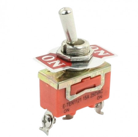 Jednoduchý spínač 15A 250V (3 boty)