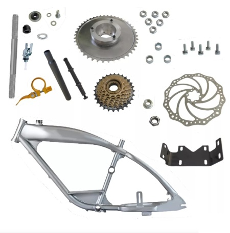 Motor bycicle frame (with built-in tank)