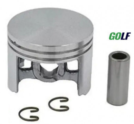 Pistón completo para motosierra Solo 651, Ø 45 mm, Golf