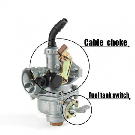 Carburatore ATV 110cc PZ19 (con rubinetto)