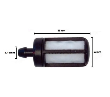 Filtro de gasolina compatible con Stihl de 5,15 mm