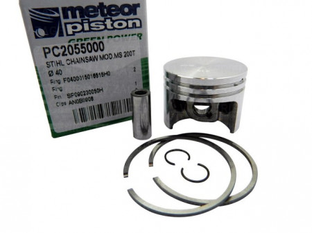 Piston complet drujba compatibil Stihl MS 200, 200T, Meteor Ø 40 mm