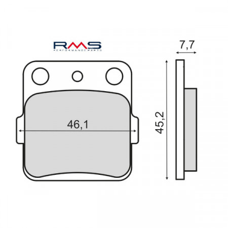 Placute frana scuter Honda Cr 80R RMS