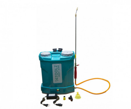 Pompa per irrigazione a batteria DETOOLZ 16L
