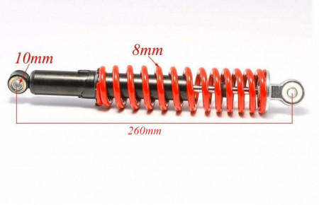 Shock absorber for scooter 26cm nut - nut