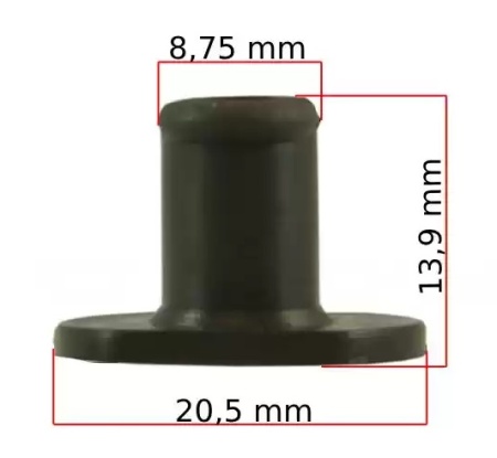 Supporto ammortizzatore per motosega compatibile Stihl MS 170 - MS 390, 017 - 039 (piccolo)