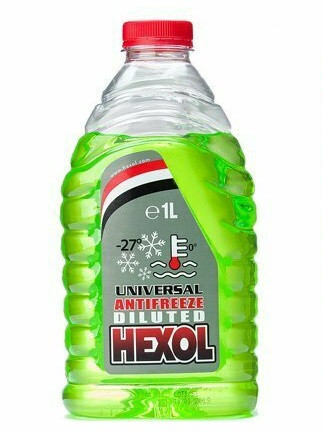 Разреден антифриз HEXOL (до -27°С) 1L