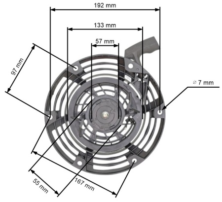 Стартер за Briggs & Stratton 800E, 850E, 875E