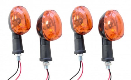4 db robogó / motorkerékpár jelzőkészlet (2. modell)
