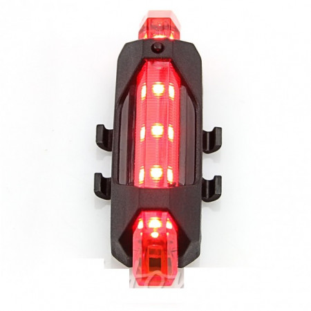 Bicycle stop light with USB charger (lithium battery)