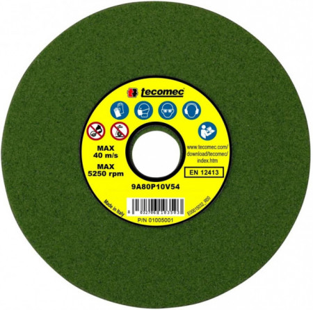 Disc abraziv pentru aparat de ascutit lant drujba 145x 3.2 x 22.2mm Tecomec (verde)