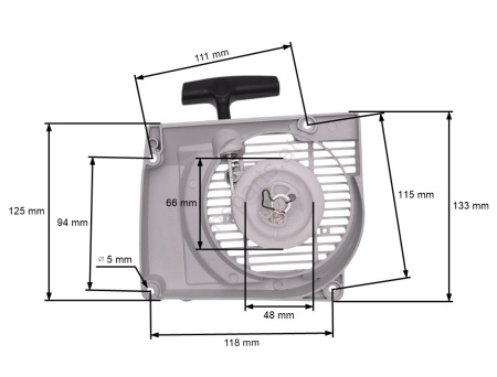 Kompatibel Kettensägenstarter Stihl MS 290, MS 310, MS 390, 029, 039