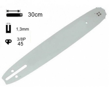 Láncfűrészlap 22.5 fogazat 3/8 30cm (cal.2)