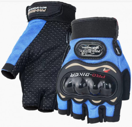 Manusi fara degete Pro Biker (albastre)