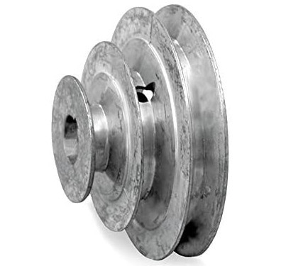 Puleggia universale per motore elettrico 3 diversi diametri (24 mm all'albero)