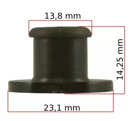 Shock absorber support for chainsaw Stihl MS 170 - MS 390, 017 - 039 (big)