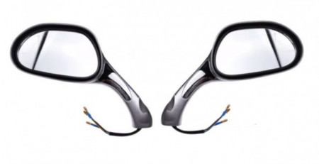 Specchietti per scooter di segnalazione (grigio)