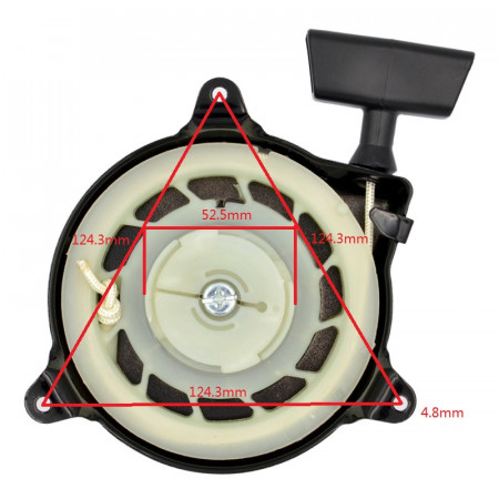 Starter for engine Briggs&Stratton Quatro, Classic, Sprint 3.5hp