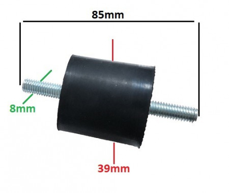 Univerzális generátor lengéscsillapító, 39 mm-es motorszivattyú